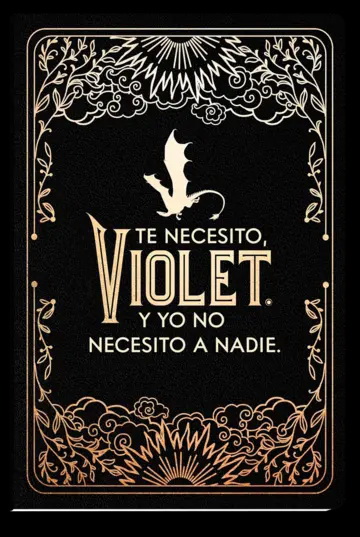 Diario Oficial De Alas De Sangre. Te Necesito, Violet Y Yo No Necesito A Nadie
